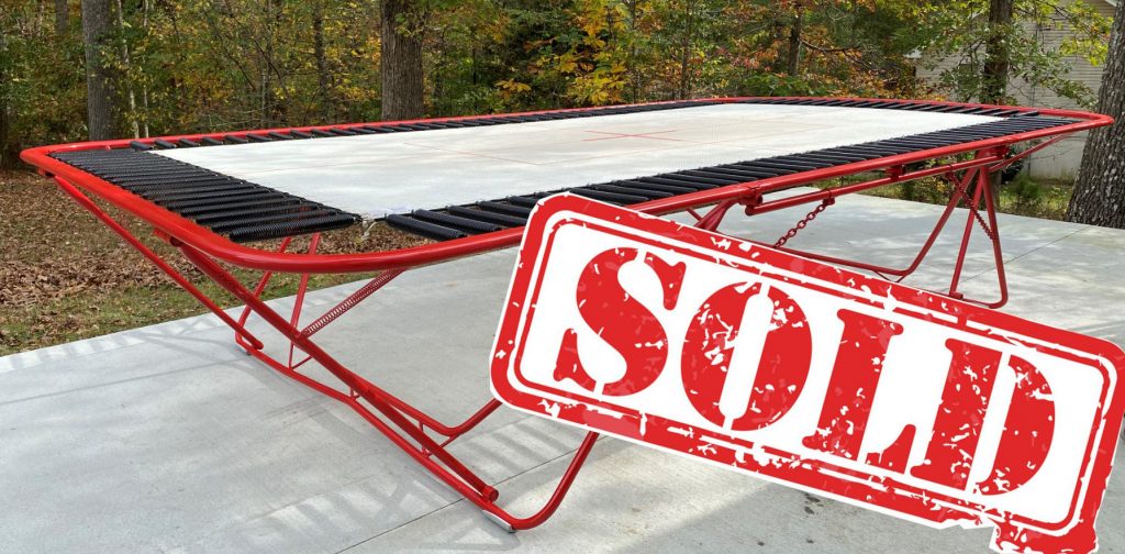 Like-New Refurbished Equipment Sale – Trampoline Equipment